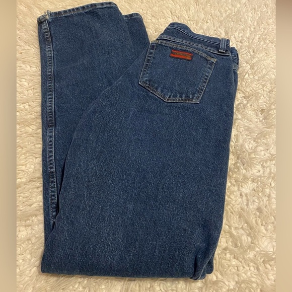Vtg Wrangler Twenty X Tulsa Jeans Womens Size 9 10 32x35 slot hem 0323 - Picture 1 of 10